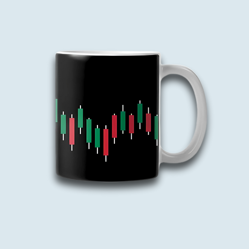 Candlestick Pattern Trading Mug – Trend Reversal Design