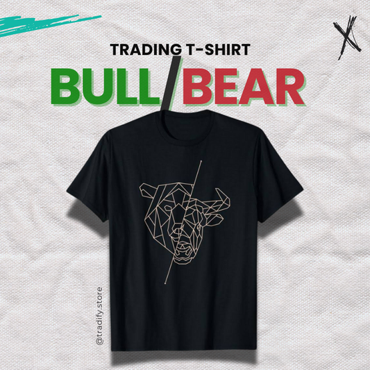 Geometric Bull Trading T-Shirt – Stock Market, Crypto, Forex Trader Tee