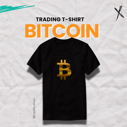 Black Bitcoin T-Shirt – Crypto Merch for Traders & Investors | BTC Logo Tee